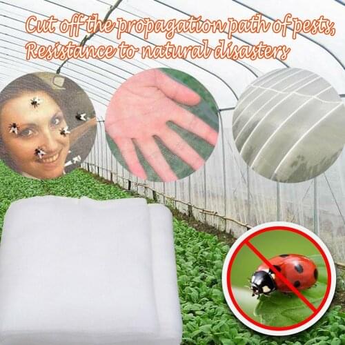 1.5x8m​ Greenhouse Insect Net Vegetable Garden Supplies Plant Cover Fruit Tree Household Garden Planting Elements Elements