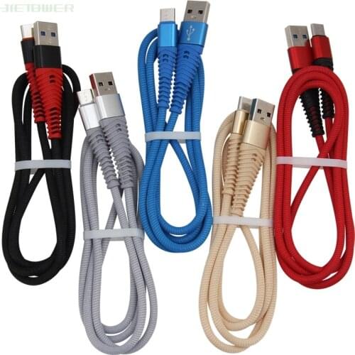 1M USB Type C Cable for iPhone Charger Charging Micro usb Data Wire for Samsung Mobile Phone Usb c Cables 500pcs