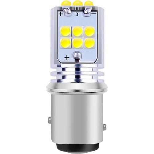 1Pcs 1157 P21/5W BAY15D Super Bright 1800Lm LED Auto Turn Signal Lamp Tail Brake Bulb Car Daytime Running Light Red White Yellow