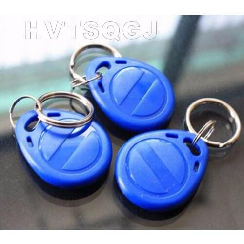 100pcs/lot Free shipping Rewritable Waterproof ABS T5577 Rfid Key Fob 125khz Keyfob