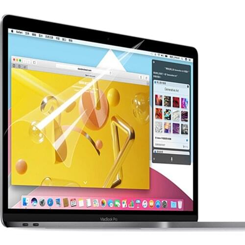 2Pack Soft Plastic Screen Protector For MacBook Air 13 inch A2337 A2179 HD Screen Film Sticker for Mac Pro 13" 2020 A2338 A2251