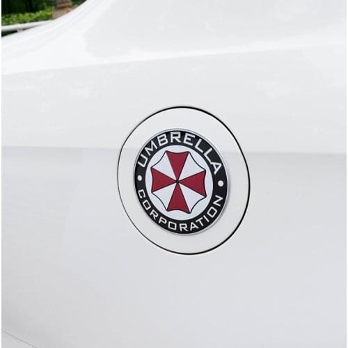 3D aluminum alloy biohazard umbrella car sticker FOR Mercedes-Benz A B C E S G M ML GLK CL CLK CLS E GL R SL SLK SLS-class AMG