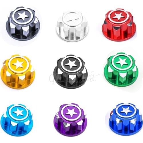 4PCS RC Car Aluminum 17mm Hex Wheel Nuts Dustproof Anti-Skid Non-slip for 1/8 Traxxas X-Maxx Summit E-Revo Buggy RC Truck