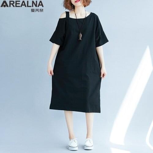 Летние платья с открытыми плечами AREALNA China At AliExpress