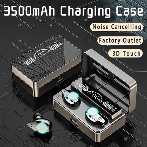 TWS X3 Wireless Headphones LED Display Wireless Bluetooth Earphones Game Waterproof Headsets With Charging Box Sports Earbuds