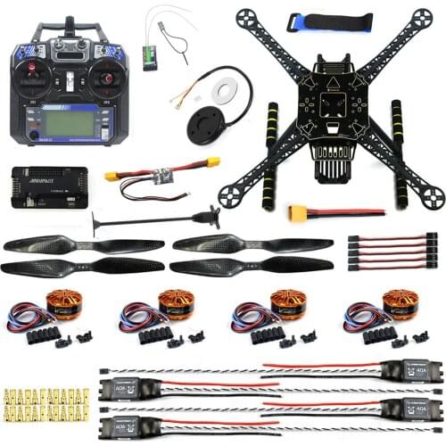 DIY FPV Drone ARF W/ FS-I6 TX RX S600 4-axle Quadcopter APM 2.8 Flight Control GPS 7M 40A ESC 700kv Motor Aircraft