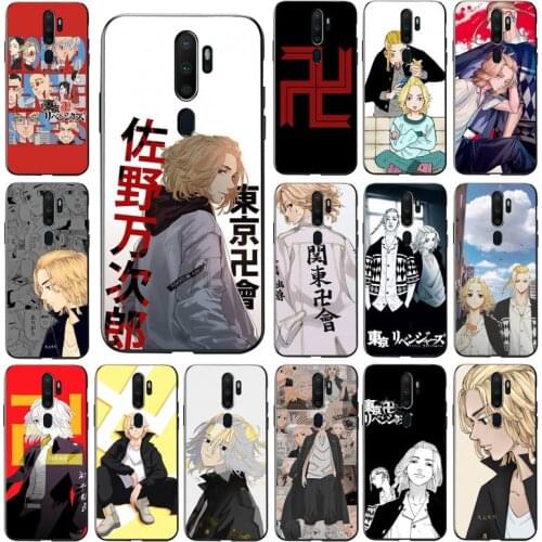 FHNBLJ Anime Tokyo Revengers Mikey Phone Case for Vivo Y91C Y11 17 19 17 67 81 Oppo A9 2020 Realme c3