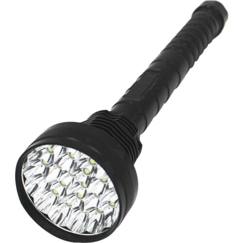 High Powerled Flashlight 30000 Lumens Flashlights 5 Modes Handheld Flashlight For Camping Outdoor Emergency Flashing 39Cm