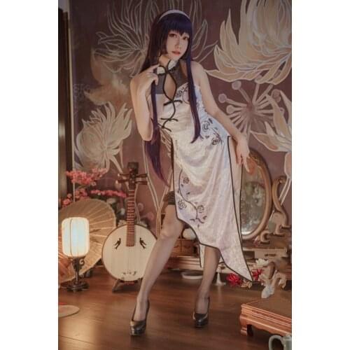 Anime Cosplay Kasumigaoka Utaha Costume Chinese Cheongsam Summer Dress Halloween Costumes for Women