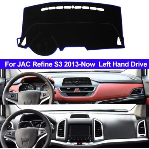 For JAC Refine S3 2013 2014 2015 2016 2017 2018 LHD Car Dashboard Cover Dash Mat Pad Dash Board Cover Carpet Auto Sun DashMat