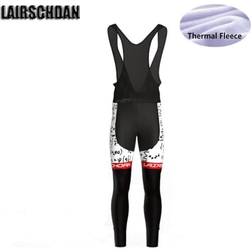 LairschDan Women‘s Cycling Pants 2021 Pro Team White Thermal Fleece Pants Men Warm Bicycle Riding Trouers Sports Bib Bike Pants