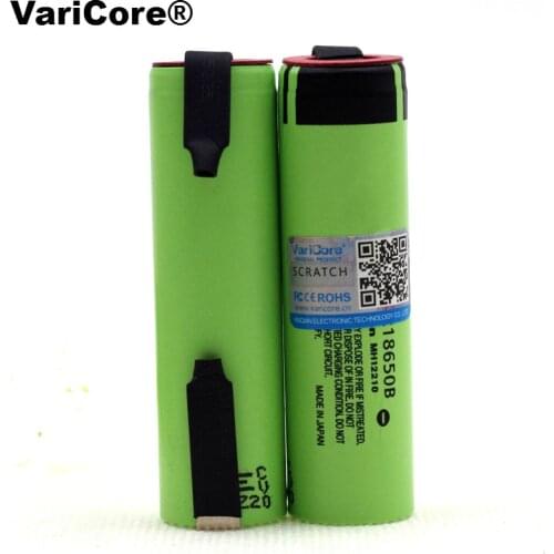 VariCore New Original NCR18650B 18650 li-ion battery 3400 mAh 3.7 V DIY Nickel Sheet batteries