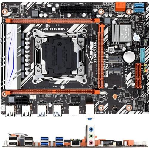 X99 D4 LGA 2011-3 motherboard suppor SSD M.2 and E5 2620V3 E5 2678V3 and DDR4 ECC REG RAM with SATA and PCIE 16X
