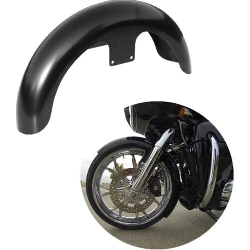 Motorcycle Gloss Black 21" Wrap 5.5" Front Fender for Harley Touring Electra Street Road Glide Baggers