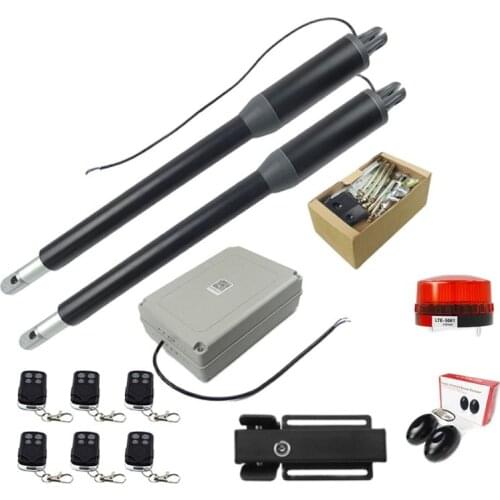 High-quality automatic door opener motor linear actuator with remote control and electric lock double door opener optional