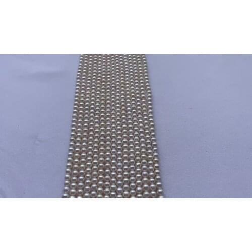 6-7mm freshwater real pearls natural round shape pearl for jewelry making