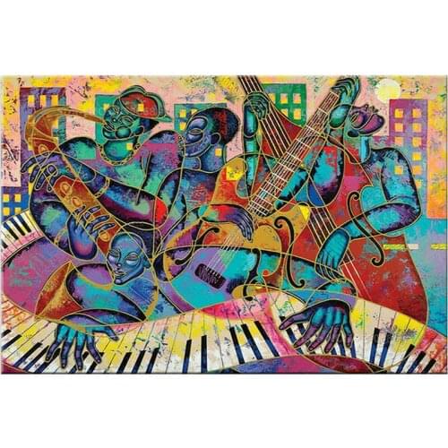 Full square Diamond Embroidery Cartoon DIY 5D Diamond Painting Cross Stitch Rhinestone puzzle mosaic guitar home Decoration gift