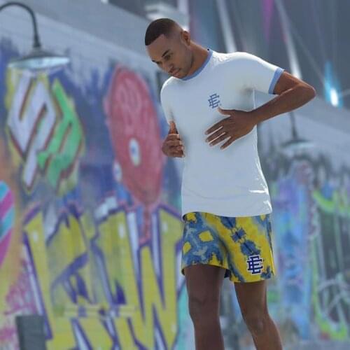 1Summer men shorts mens casual shorts fitness exercise beach shorts breathable mesh shorts jogger mens brand Large size shorts