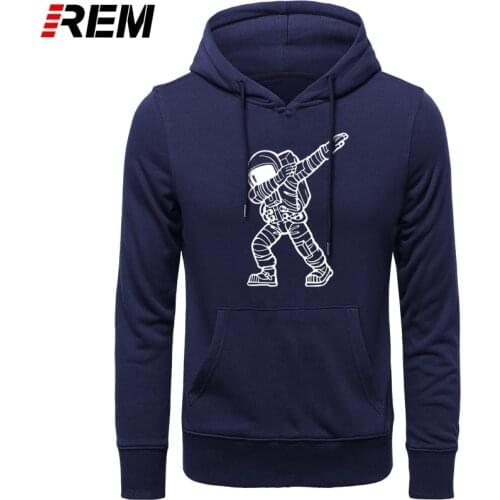 REM Fashion Dab Dance Astronaut Men Long Sleeve Cotton Space Man Tops Men Cool Mans Hoodies, Sweatshirts