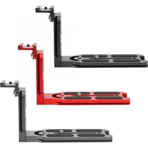 Quick release Universal Metal L-shape Quick Release Plate with Hot Shoe Mount for Hydraulic Ballhead SLR Camera tripods monopod