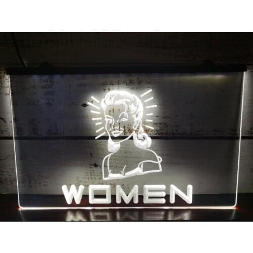 J113 WOMEN Toilet Vintage Display LED Neon Light Sign