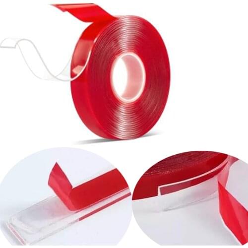 1Roll 3M/10M Nail Acrylic Double Sided Adhesive Tape Sticker False Fake Nail Stickers Waterproof Traceless Manicure Salon