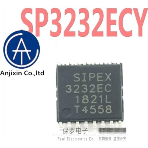 10pcs 100% orginal new transceiver SP3232ECY 3232EC TSSOP-16 patch in stock