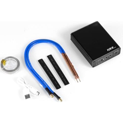 6 Gears Adjustable Spot-Welding Machine Type-C Recharging Interface Recharge Pal with Fast-recharge Function for Soldering DIY