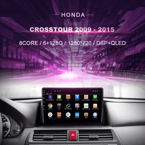 Car DVD For Honda Crosstour 2009 - 2015 Car Radio Multimedia Video Player Navigation GPS Android10.0 Double Din