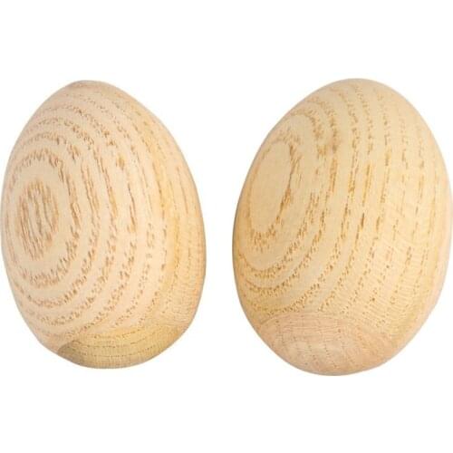 Wooden Egg Shakers Maracas Musical Percussion Instruments Rhythm Rattle For Baby Kids Children Music