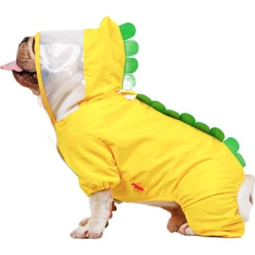 French Bulldog Dog Raincoat Welsh Corgi Dog Clothes Waterproof Clothing Pomeranian Poodle Bichon Schnauzer Shiba Inu Costume
