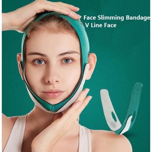 Elastic Face Slimming Bandage V Line Facial Shaper Women Double Chin Cheek lifting Up Belt Anti Wrinkle Face Care Slim Tool