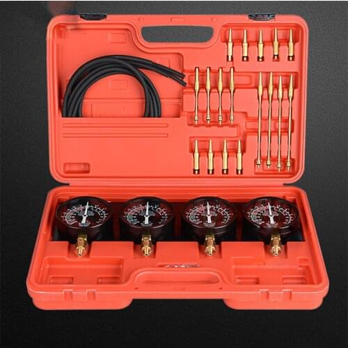 Motorcycle carburetor four-cylinder synchronous balance meter balancer vacuum suction meter 4-cylinder balancer