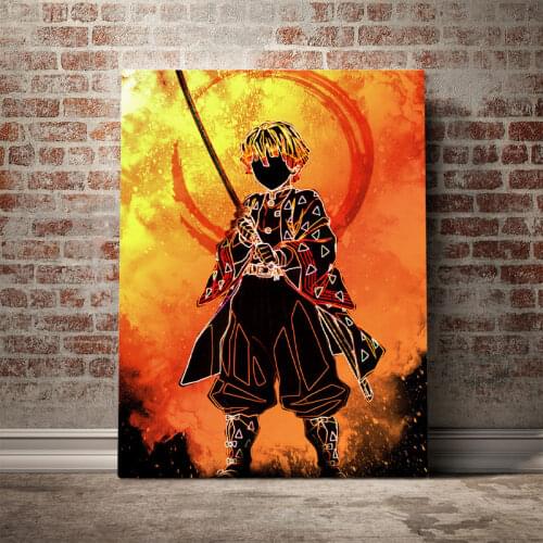 Canvas Pictures Home Decor Demon Slayer Kimetsu No Yaiba Painting Wall Art Prints Anime Modern Poster Modular Bedside Background