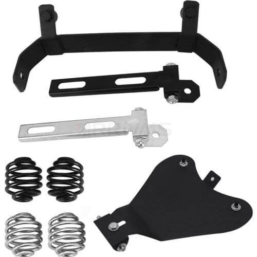 Steel Motorcycle Solo Seat Mount Kit Seat Springs Clip Bracket Mounting For Harley Sportster 48 XL 883 1200 Bobber Chopper