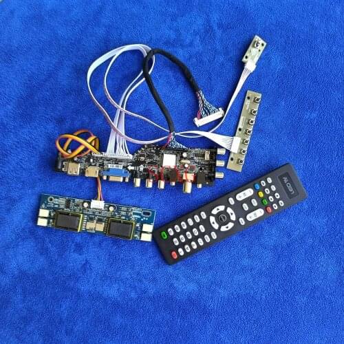KIT Signal Digital DVB 30 Pin LVDS VGA USB HDMI-compatible 1280*1024 For LM181E04/LTM181E4/TM181SX LCD monitor drive board 4CCFL