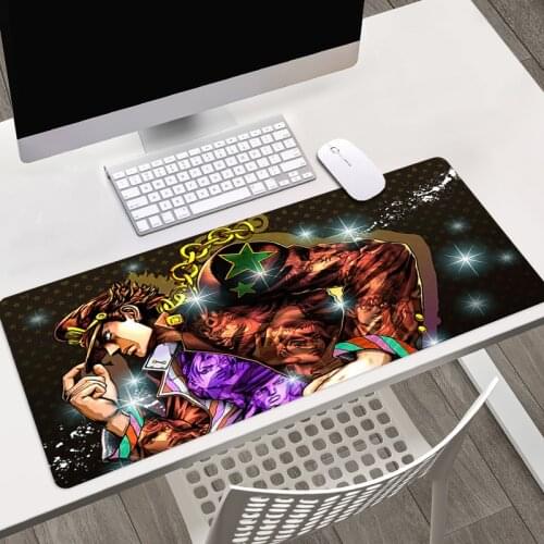 Jojo Bizarre Adventure Gamer Keyboard Pad Non-slip Mat Mousepad Anime Gaming Accessories Mouse Mats Pad on the Table Diy Deskmat