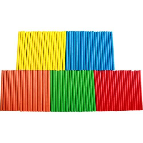 MUQGEW 100PC Kids Child Wooden Numbers Mathematics Early Learning Counting Toy Great Gift For Children Education Math Toys