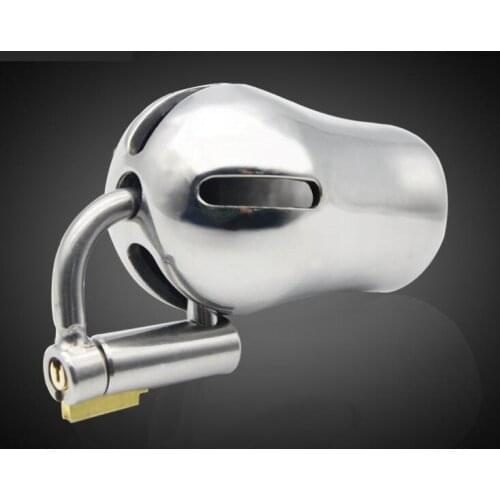 Male Titanium Cock Cage Wit Penis Piercing PA Puncture Lock Chastity Device Adult Bondage Sex Toy For Men BDSM Product A294