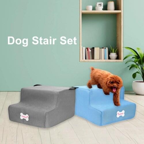 Soft Pet Ladder Cover Washable Detachable Zipper Closure Fabric Non-slip Dog Climbing Ramp Cover for Puppy