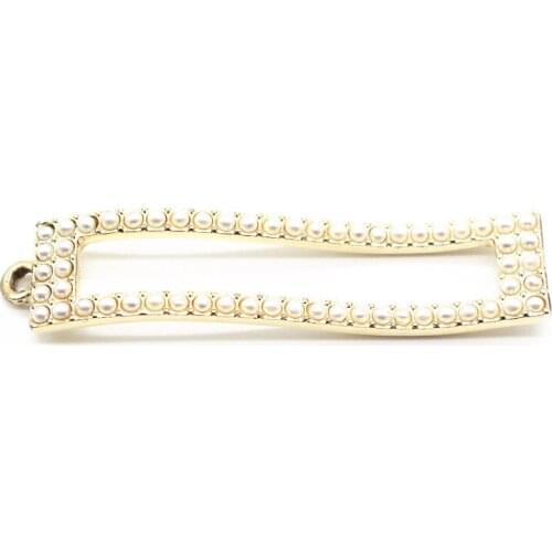 New Arrival 20pcs/lot golden pearl Dangle Charms Lobster Clasp Hanging Charm For Bracelet&Pendant Floating Charms Jewelry