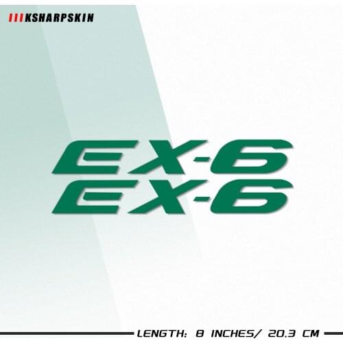 New Motorcycle reflective fuel wheels fairing portable luggage helmet stickers sign decoration Decals For KAWASAKI EX-6 ex6 ex 6