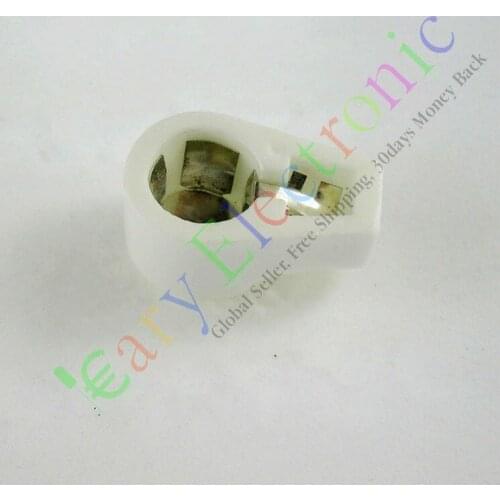 Wholesale and retail 8pcs 14mm Tube Anode Caps Ceramic Socket valve base for 811 813 572B 809 805 872 free shipping