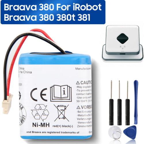 Original Replacement Battery For iRobot Roomba 380 380t 381 MINT 5200C 5200 Genuine Battery 2000mAh