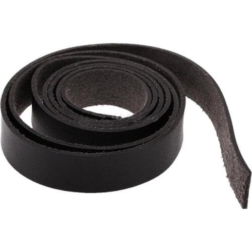 2 Meters Long 15mm Wide Flat Leather Cord Rope DIY Crafts Leather Strap For Bracelet Neckalce Jewelry Making Belt Handle Materi