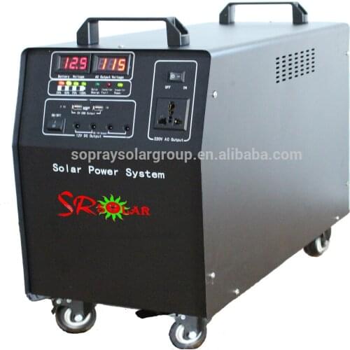 Whole House 220V 1000W Portable Solar Power Generator Running Solar Power System for Home solar systems