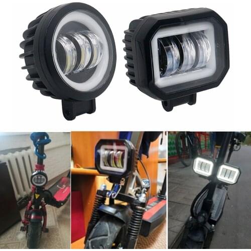 Fog square round headlight for auto motor vehicles and electric scooters, Duаltrоn, Ultron, Yokamura, Falcon