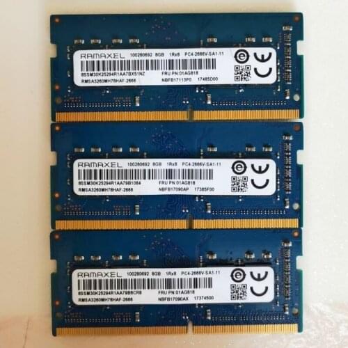 RAMAXEL RAMS DDR4 8GB 1Rx8 PC4-2666V-SA1-11 Laptop Memoria DDR4 8GB 2666MHz 260PIN 1.2V ddr4 Laptop memory for notebook