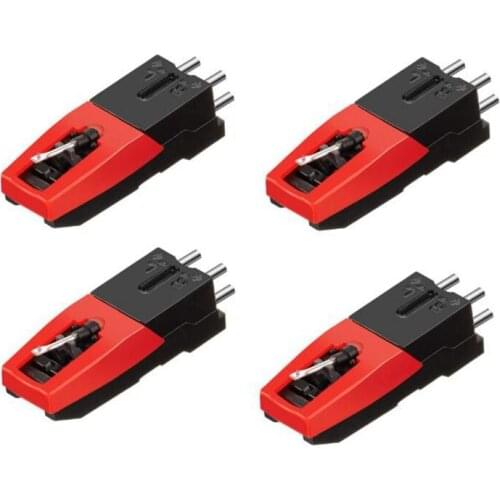 4 Pcs Turntable Replacement Stylus Needles Turntable for LP Crosley Ion Jensen 1Byone Phonograph Record Player