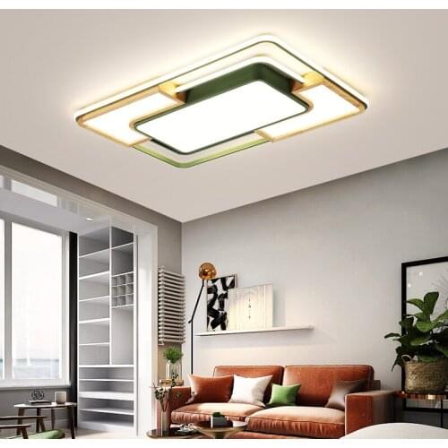 Ceiling Lights Led Modern 88W Straight Light Warm Cold Lighting luminar Kitchen Ceiling Lights For Bedroom Living Room Study